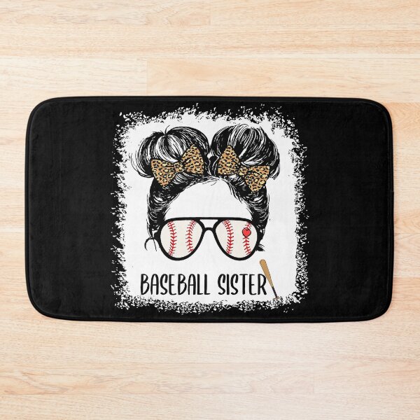 Item preview, Baseball Sister Bleached Messy Bun designed and sold by MichelSorour.