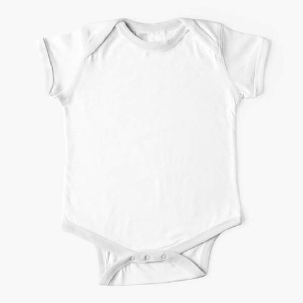 I'm With The Band - Bass Guitar (White Lettering) Short Sleeve Baby One-Piece