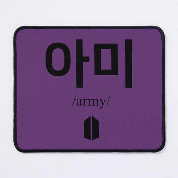 Item preview, army in Korean and logo   designed and sold by PurePrintTees.