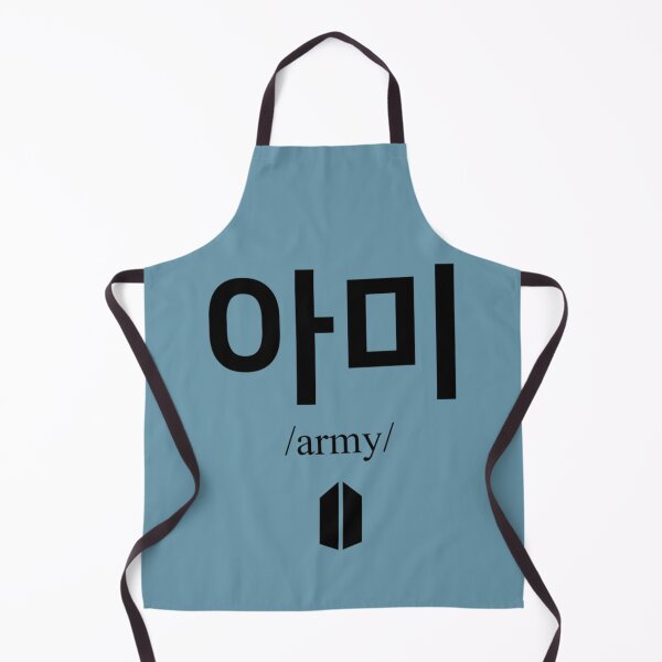 Item preview, army in Korean and logo   designed and sold by PurePrintTees.