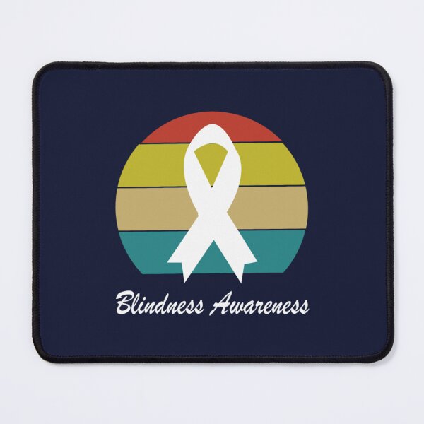 Item preview, Blindness Awareness Vintage With White Ribbon Bl designed and sold by VsFilipchenko.