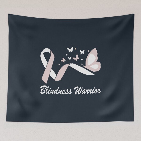 Item preview, Blindness Warrior With White Ribbon  Blindness Aw designed and sold by VsFilipchenko.