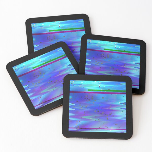 Item preview, Blue Glitch Art Pixels Vaporwave Aesthetic Analog designed and sold by VsFilipchenko.