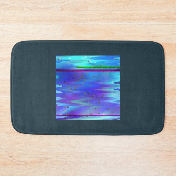 Item preview, Blue Glitch Art Pixels Vaporwave Aesthetic Analog designed and sold by VsFilipchenko.