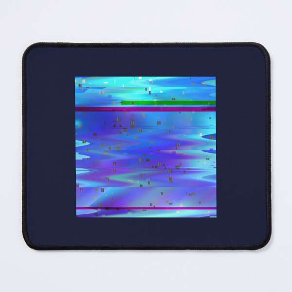 Item preview, Blue Glitch Art Pixels Vaporwave Aesthetic Analog designed and sold by VsFilipchenko.