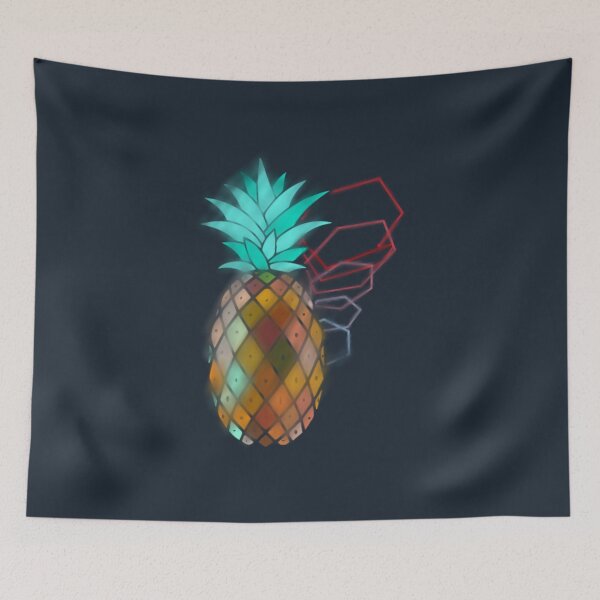 Item preview, Blurry Geometric Trippy Colourful Pineapple designed and sold by VsFilipchenko.