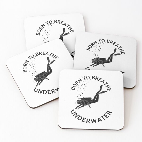 Item preview, BORN TO BREATHE UNDERWATER designed and sold by VsFilipchenko.