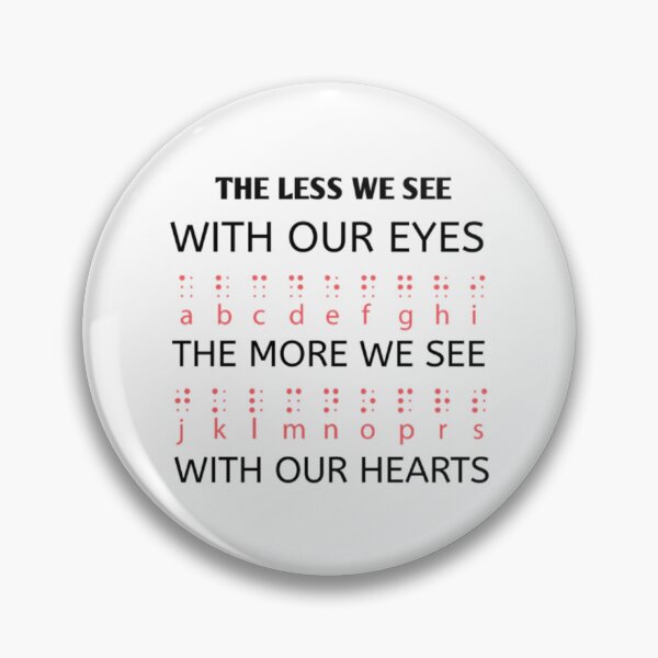 Item preview, Braille Dots The Less We See With Our Eyes designed and sold by VsFilipchenko.