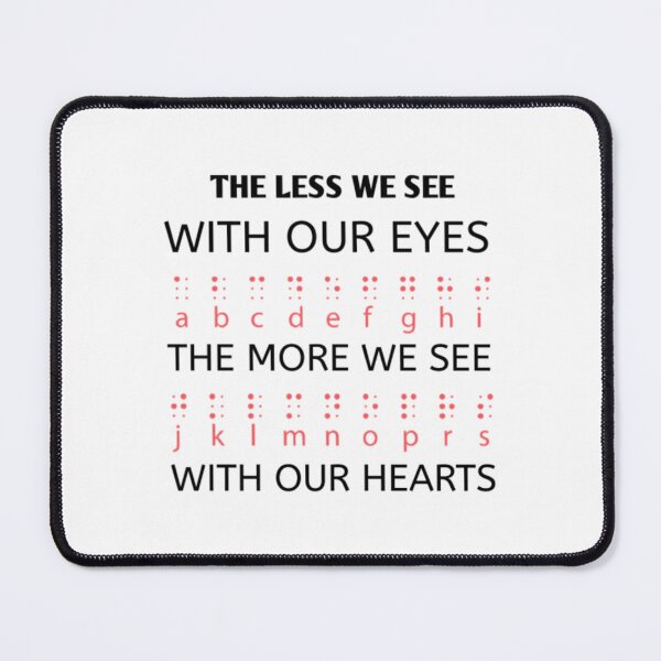 Item preview, Braille Dots The Less We See With Our Eyes designed and sold by VsFilipchenko.