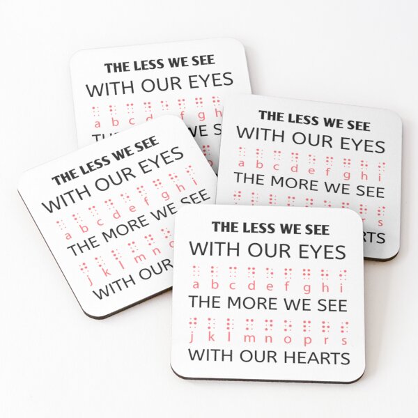 Item preview, Braille Dots The Less We See With Our Eyes designed and sold by VsFilipchenko.