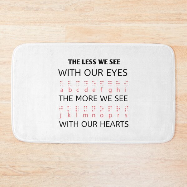 Item preview, Braille Dots The Less We See With Our Eyes designed and sold by VsFilipchenko.