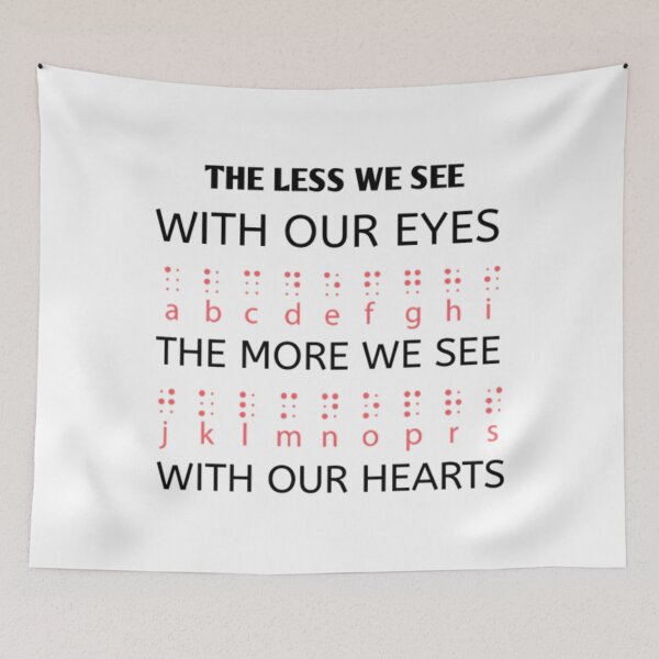 Item preview, Braille Dots The Less We See With Our Eyes designed and sold by VsFilipchenko.