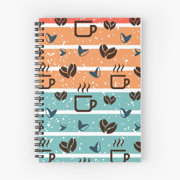 Item preview, Retro Coffee Cups and Beans Seamless Pattern designed and sold by Yellow Coffee.