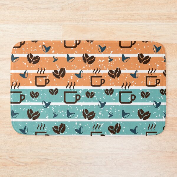 Item preview, Retro Coffee Cups and Beans Seamless Pattern designed and sold by Yellow Coffee.
