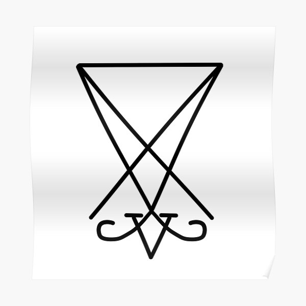 "Sigil of Lucifer" Poster for Sale by demoney Redbubble
