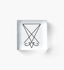 Sigil of Lucifer Acrylic Block