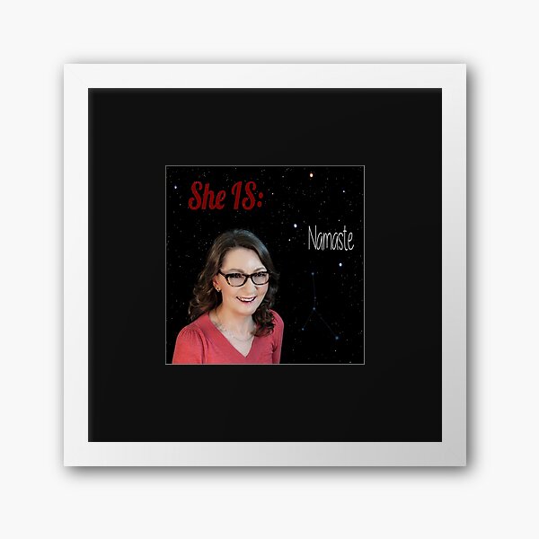 She IS: Namaste Framed Art Print