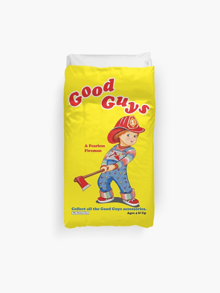 Good Guys Fireman Child S Play Chucky Duvet Cover By Rg