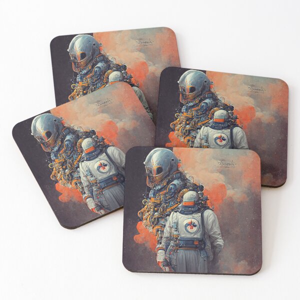 Item preview, Astronaut in Space Dimension Reality Matrix World designed and sold by deificusArt.