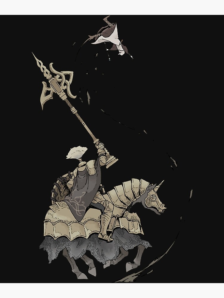 "Elden ring horse knight" Poster for Sale by EvanCofer Redbubble