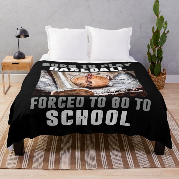 Item preview, Born To Play Baseball Forced To Go To School Baseball Lover designed and sold by MichelSorour.
