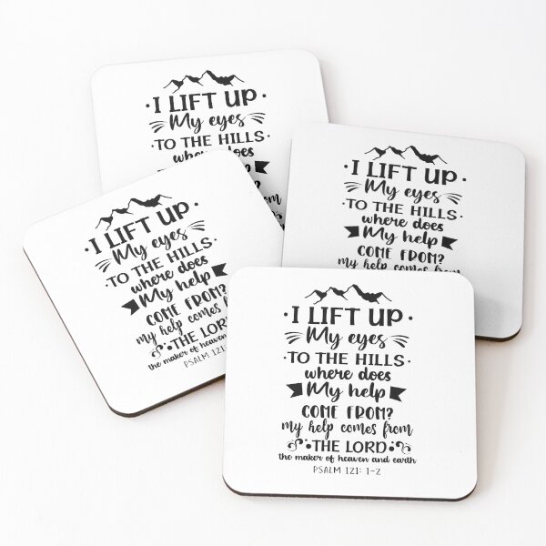 Item preview, My Help Comes From The Lord | Bible Verse | Christian Motivation  designed and sold by NobleForte.