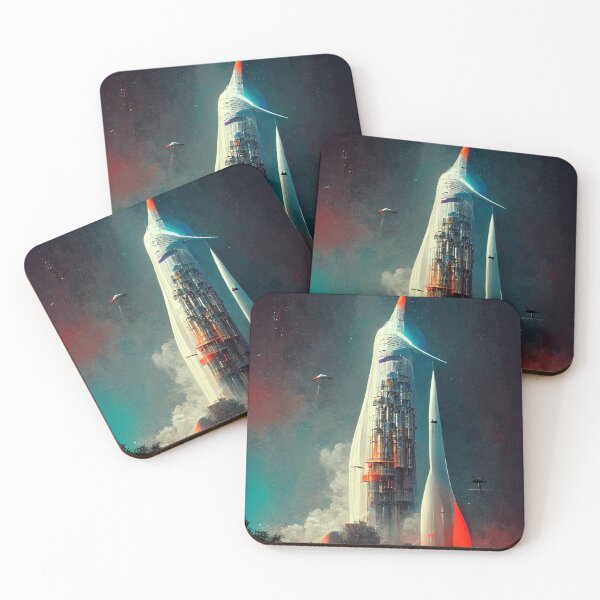 Item preview, Rocket Ship Space Dimension Reality Matrix World designed and sold by deificusArt.