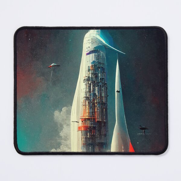 Item preview, Rocket Ship Space Dimension Reality Matrix World designed and sold by deificusArt.