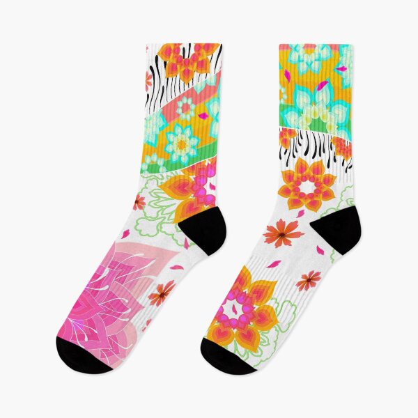 Item preview, BLOOMING GARDEN white v pink designed and sold by INUVIK.