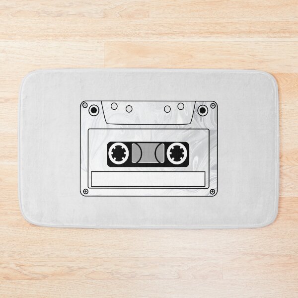 Item preview, Blank Customizable Psychedelic Liquid White Cassette Tape designed and sold by everything4eva.