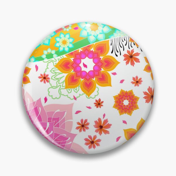 Item preview, BLOOMING GARDEN white v pink designed and sold by INUVIK.