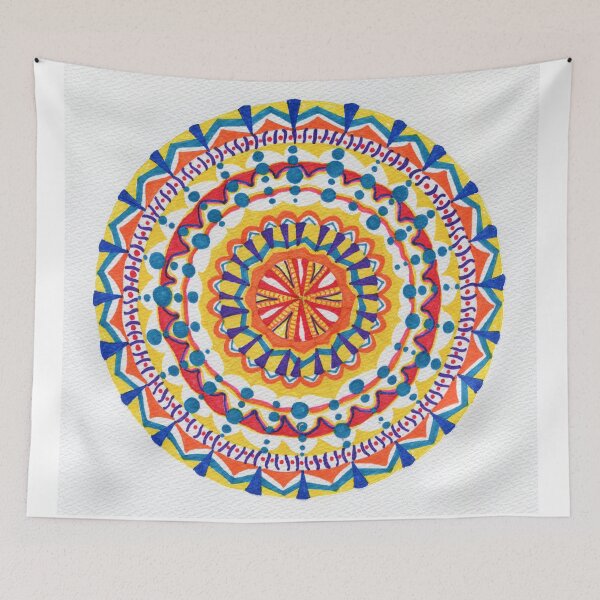 Item preview, Colourful Mandala designed and sold by adapleiades.