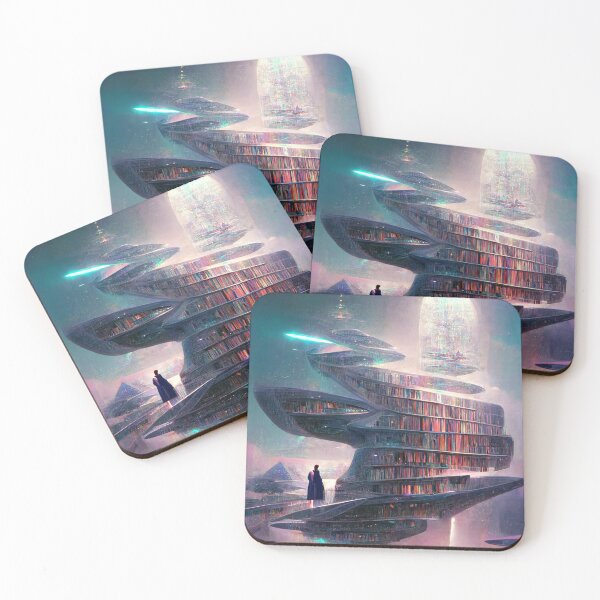 Item preview, Akashic Records Library Dimension Reality Matrix World designed and sold by deificusArt.