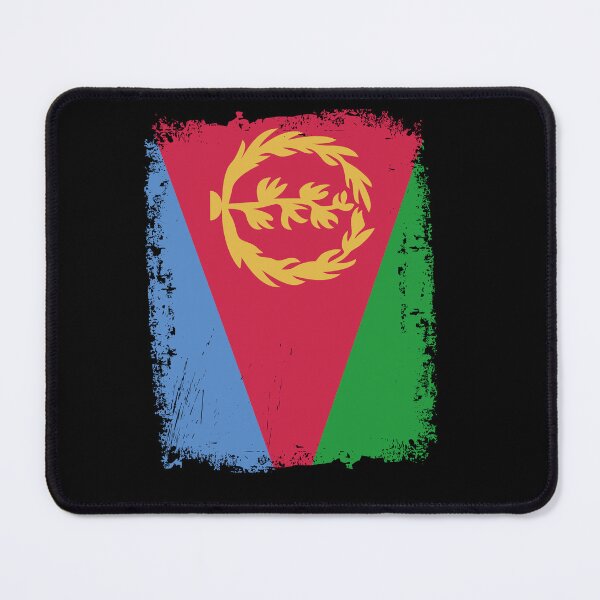 Item preview, Eritrea Flag Disstressed designed and sold by rafaeltto.