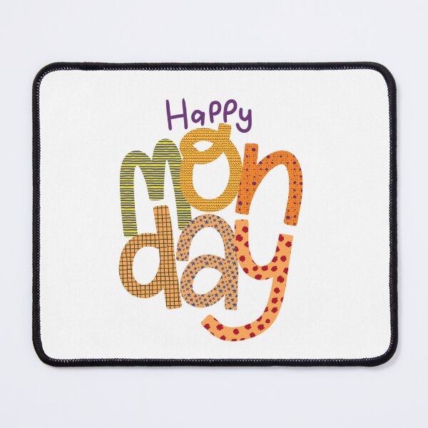Item preview, Happy Monday designed and sold by Mod-Mtkstudio.