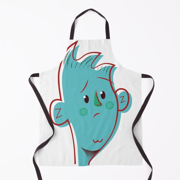 Item preview, Sad sky blue face with star eye designed and sold by VillacruzArt.
