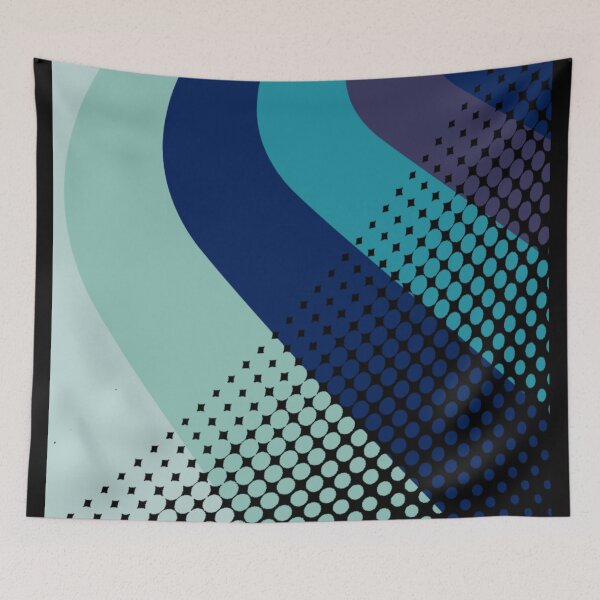 Item preview, Blue abstract artwork  designed and sold by TipTopTapo.