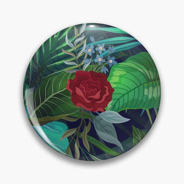 Item preview, Red Rose with Leaves designed and sold by Tamhanstar.