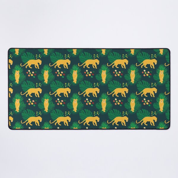 Item preview, Cute African Lioness in Jungle Pattern - Animal Motif - Vintage Dark Teal designed and sold by PattyTheGecko.