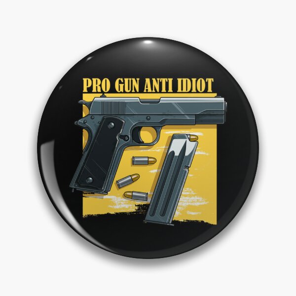 Item preview, Scary pro gun anti idiot Design    designed and sold by TaolinCat.