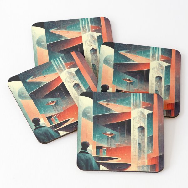 Item preview, Quantum Man City Dimension Reality Matrix World designed and sold by deificusArt.