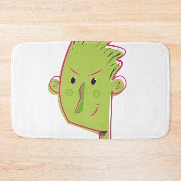 Item preview, Mischievous green face with star eye designed and sold by VillacruzArt.