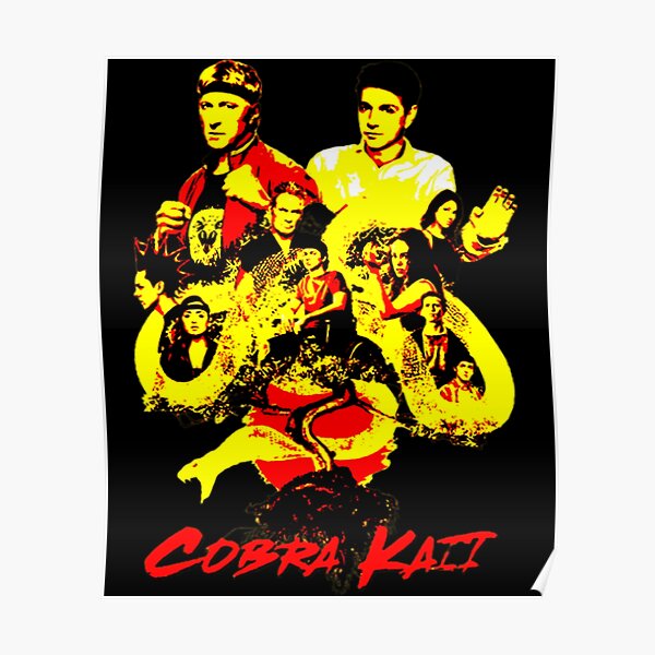 &ldquo;retro cobra kai - Cobra Kai " Poster for Sale by RLParker | Redbubble