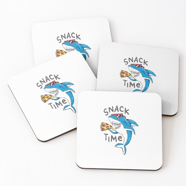 Item preview, Snack Time Pizza Shark designed and sold by MaryMaster.