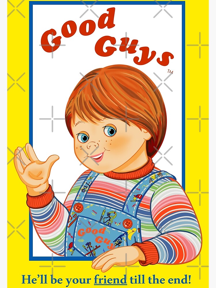 Juego de niños Chicos buenos Chucky Lámina artística