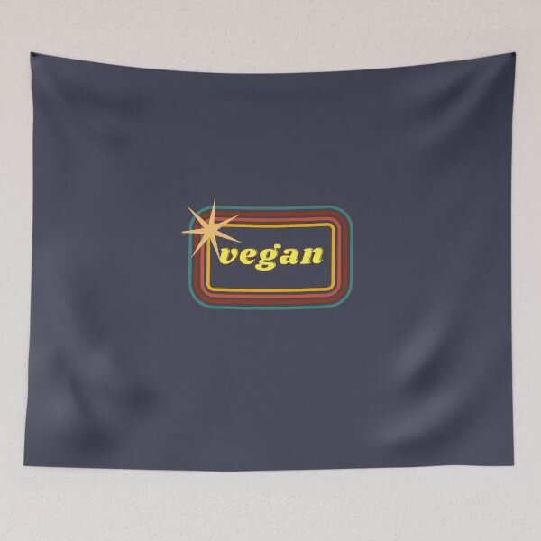 Item preview, Vegan Retro Sign designed and sold by Lauraloris.