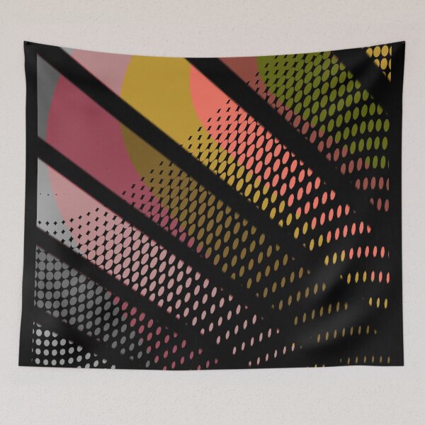 Item preview, Colourful psychedelic abstract artwork  designed and sold by TipTopTapo.