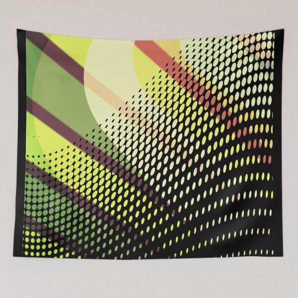 Item preview, Colourful psychedelic abstract artwork  designed and sold by TipTopTapo.