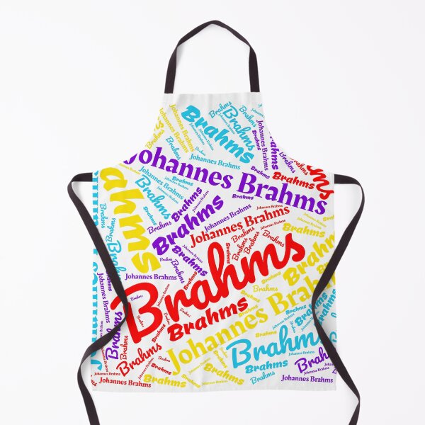 Item preview, Johannes Brahms Word Cloud designed and sold by Musicianst0re.