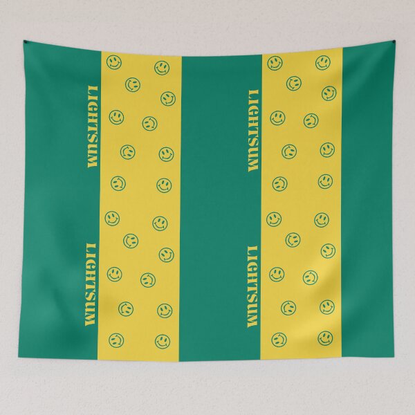 Item preview, Lightsum Smiley Green Yellow designed and sold by AliffStudio.